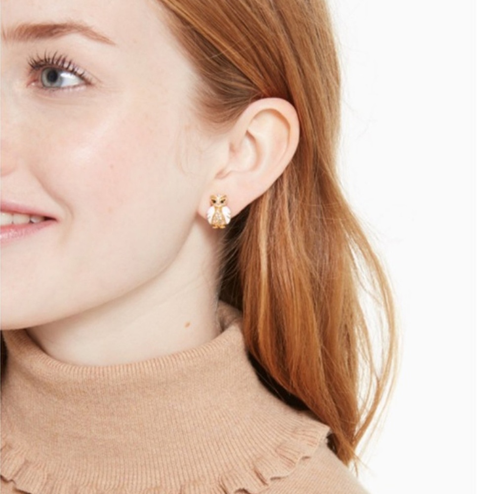 kate spade Star Bright Owl Stud Earrings - Picture 4 of 6